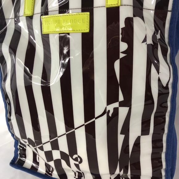Henri Bendel NY Plastic PVC Canvas Tote - Picture 2 of 8